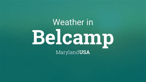 Weather belcamp md - Find the most current and reliable hourly weather forecasts, storm alerts, reports and information for Belcamp, MD, US with The Weather Network.